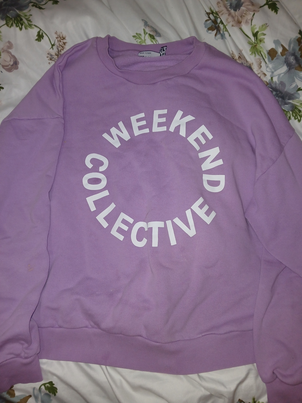 Weekend Collective Lavender Crewneck Sweatshirt